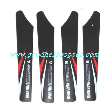 jxd-352-352w helicopter parts main blades (red-black color) - Click Image to Close